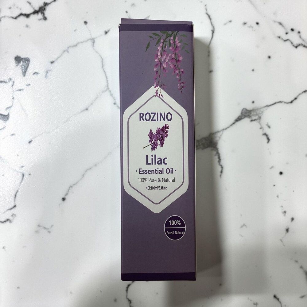Rozino Lilac Essential Oil 100% Pure Natural 100ml 3.4oz Moisturizing Care New